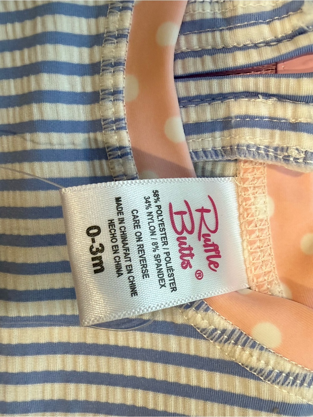 NWT Ruggedbutts Rufflebutt 0-3m Girl’s Bathing Suit - Picture 5 of 9